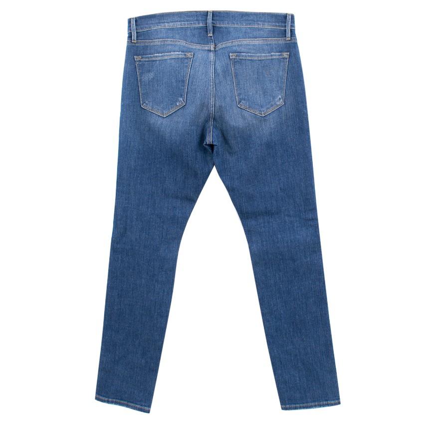 Frame Le Garcon Blue Skinny Jeans