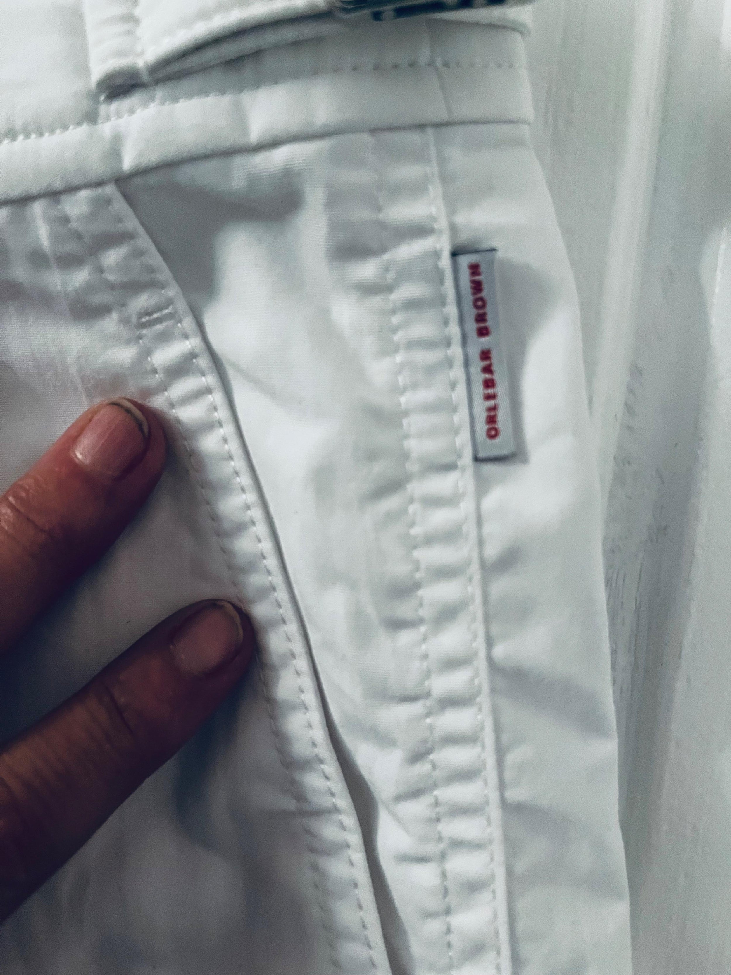 Orlebar Brown White Cotton Ladies Shorts