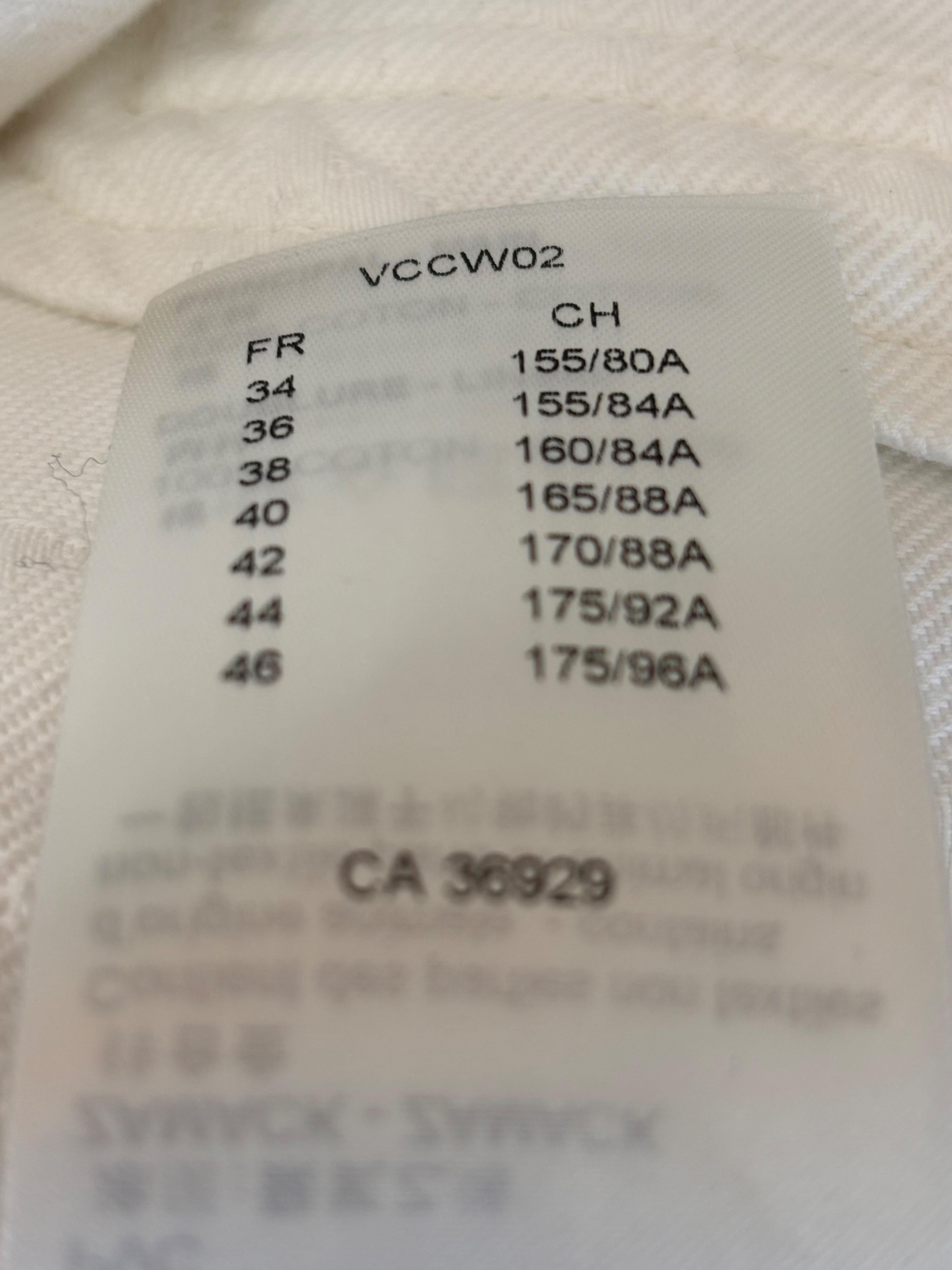 Louis Vuitton White Monogram Sleeveless Denim Jacket