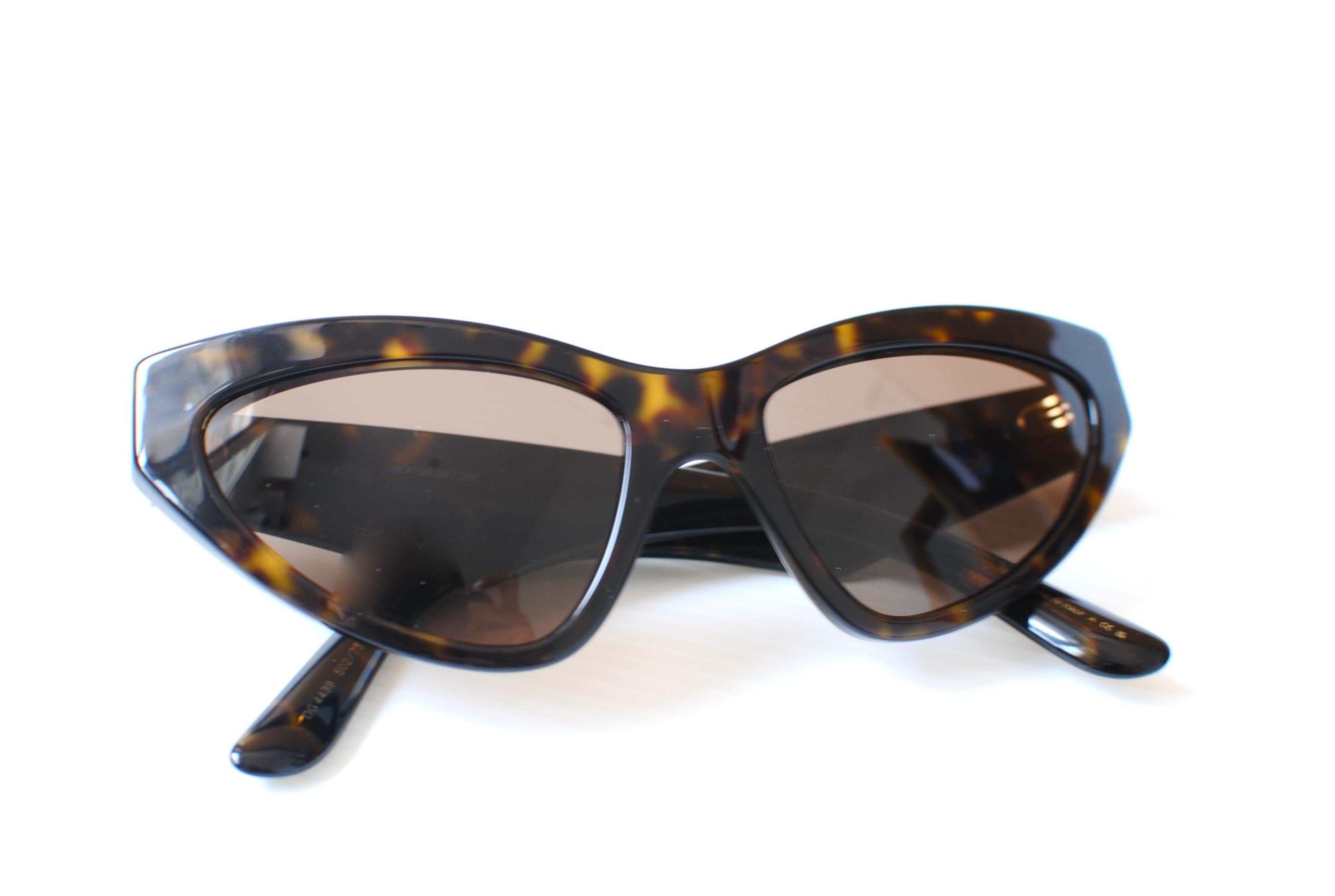 Dolce & Gabbana Tortoiseshell Cat Eye Sunglasses