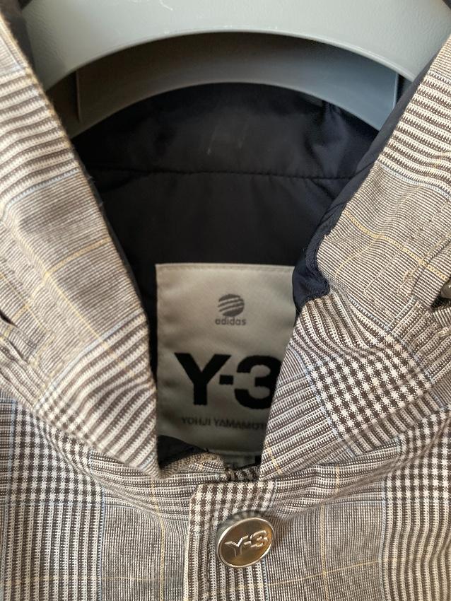 Y3 Yohji Yamamoto Prince of Wales Check Sleeveless Jacket