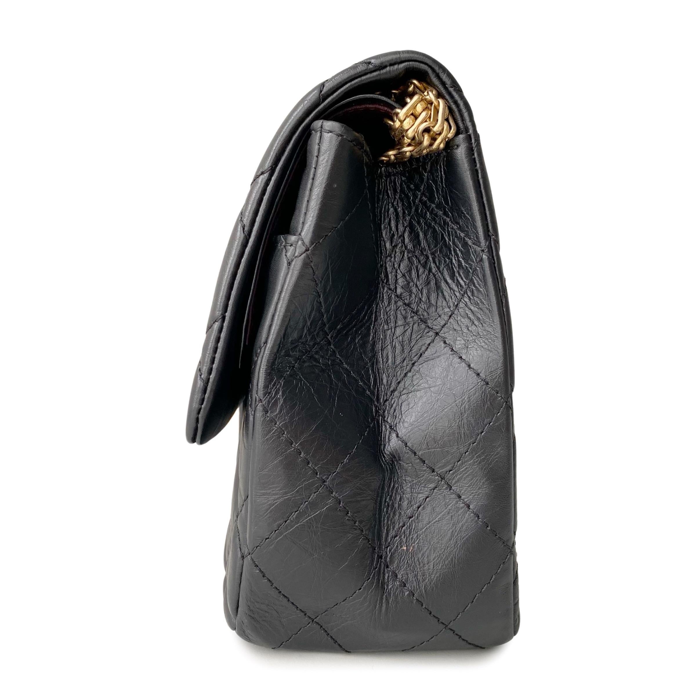 Chanel Black 2.55 Reissue Shoulder Bag
