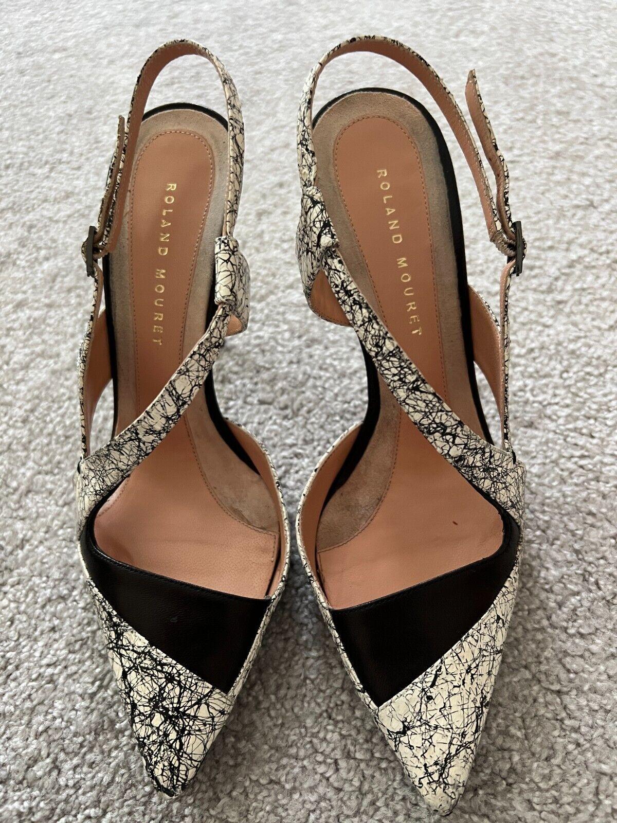 Rabane Snake Printed Cutout Pumps