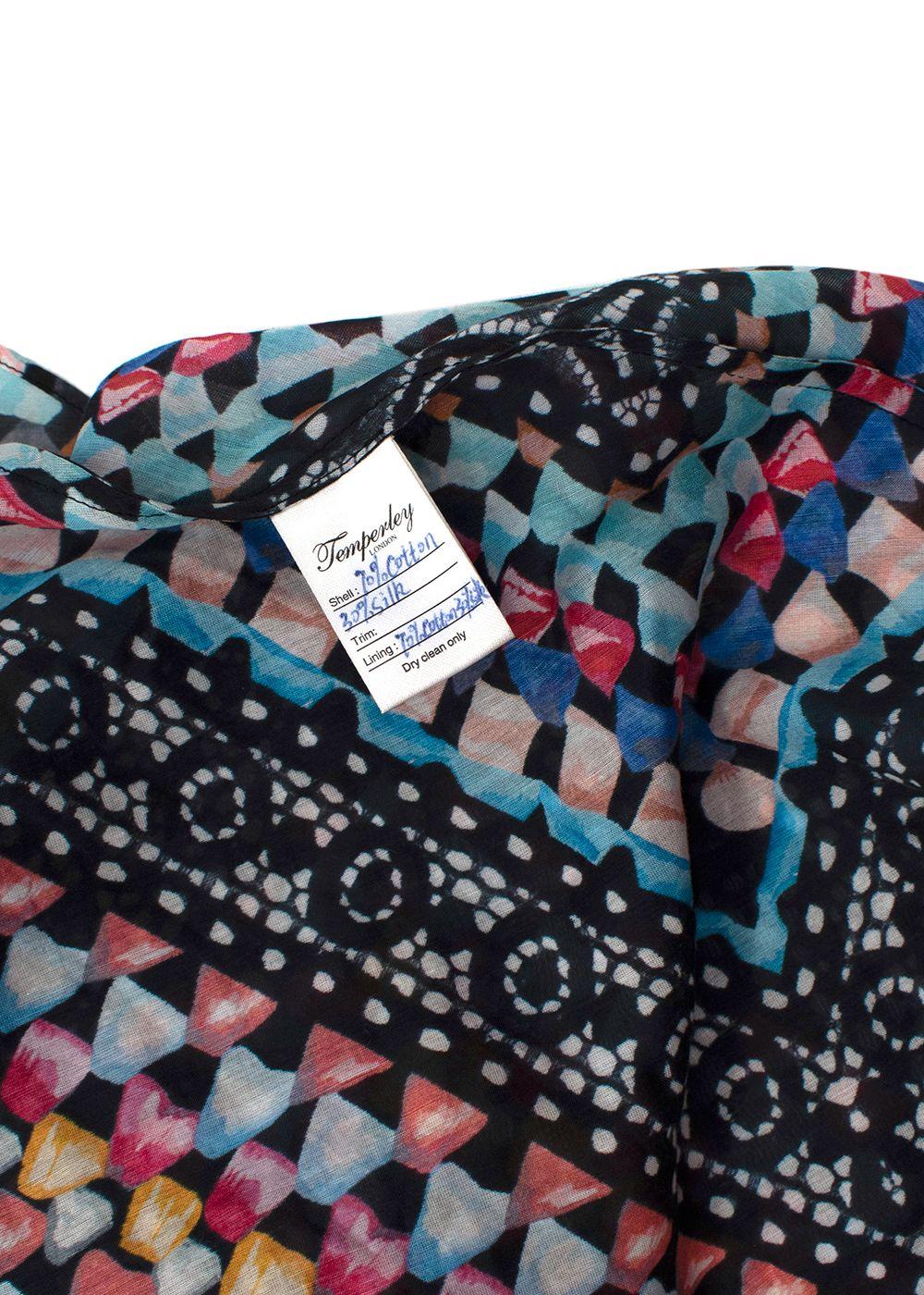 Multicoloured Button Down Shirt Dress