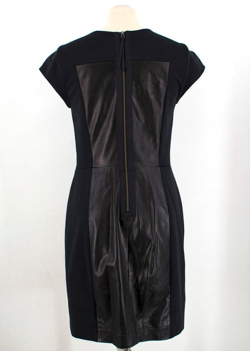 Rebecca Taylor Leather Bustier Dress