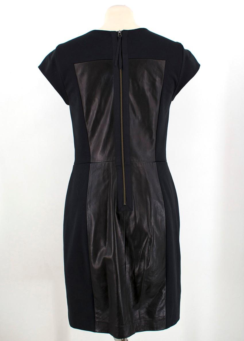 Rebecca Taylor Leather Bustier Dress