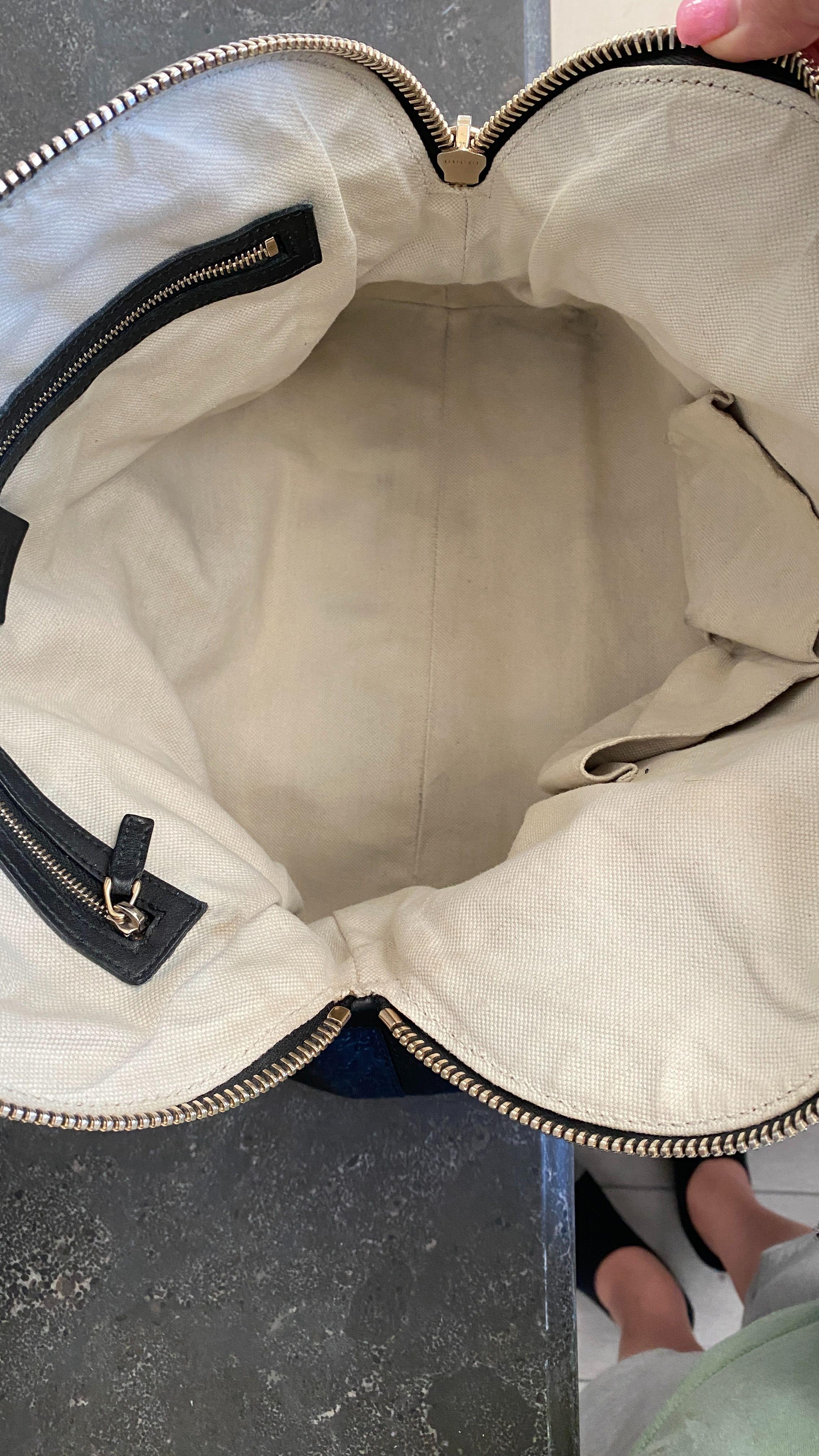 Gucci Black Bree Leather Tote Bag