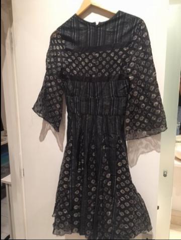 Matthew Williamson Lurex Belted Dress