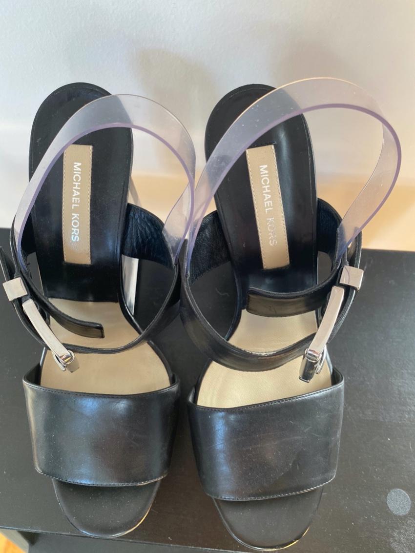 Michael Michael Kors Lana Clear-Wedge Sandals