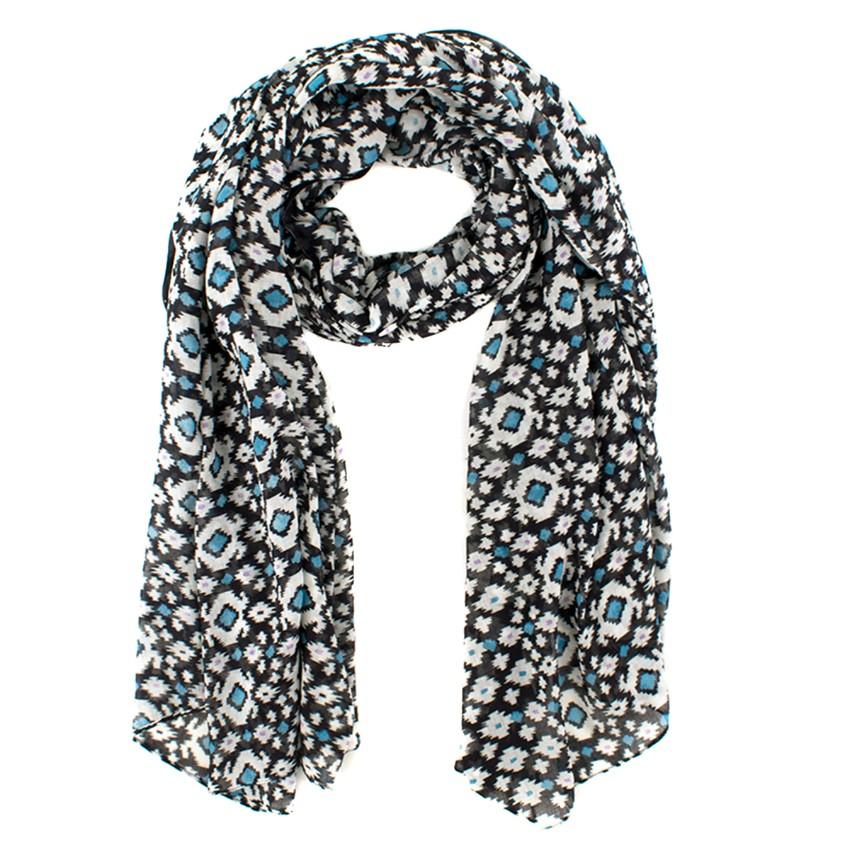 Bespoke Geometric Print Scarf