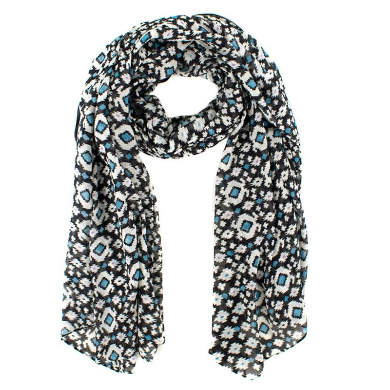 Bespoke Geometric Print Scarf