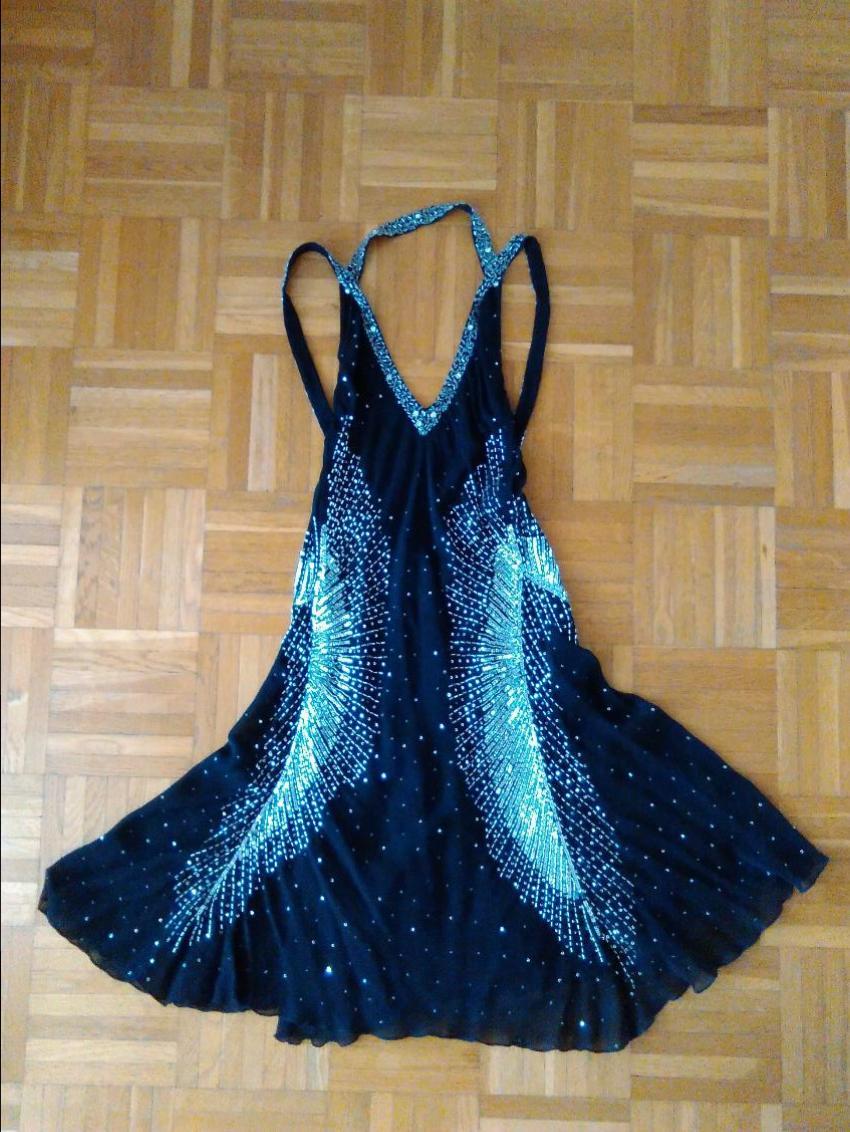 Roberto Cavalli  black Silk dress