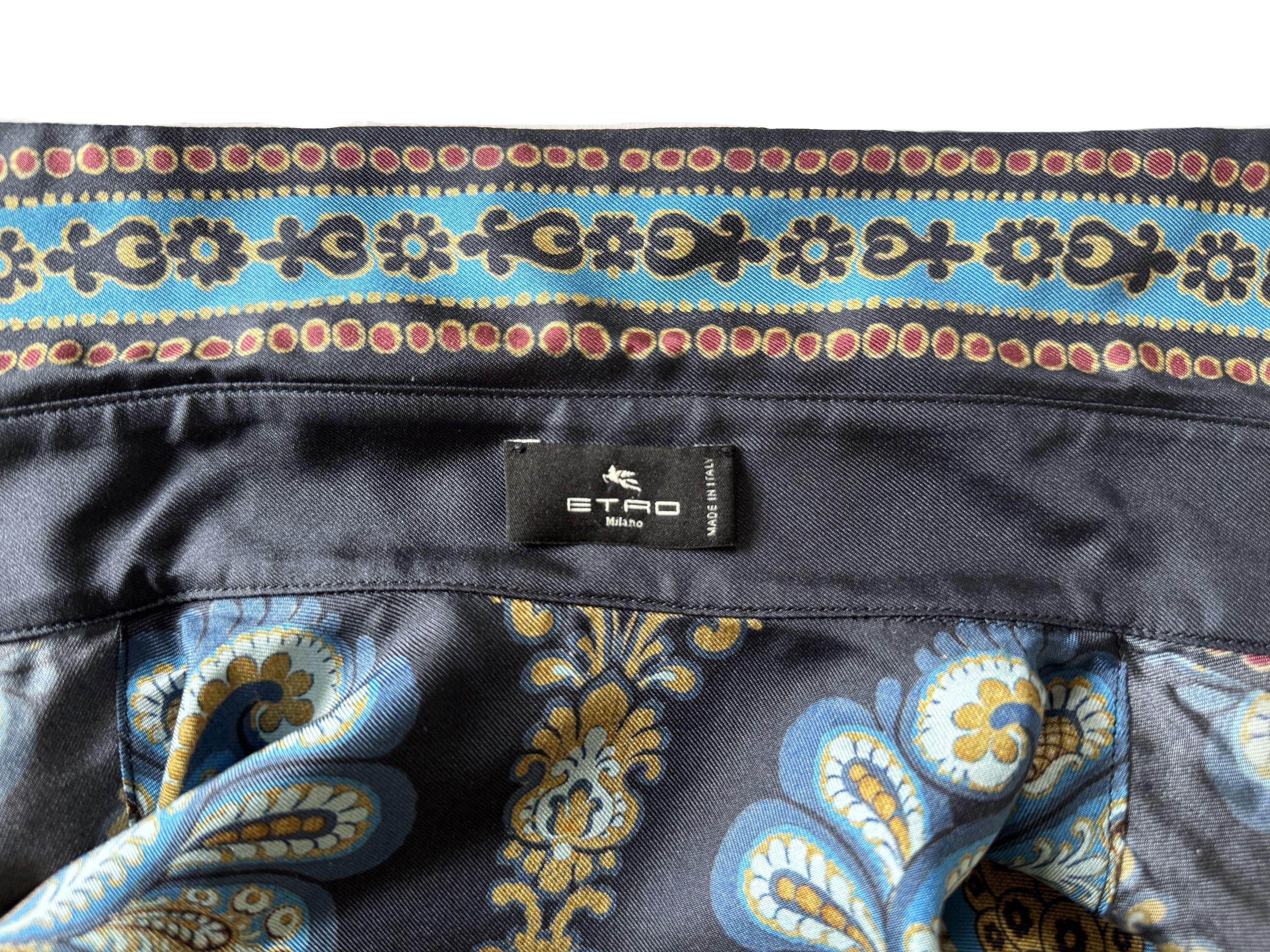 Etro Printed Silk Blouse
