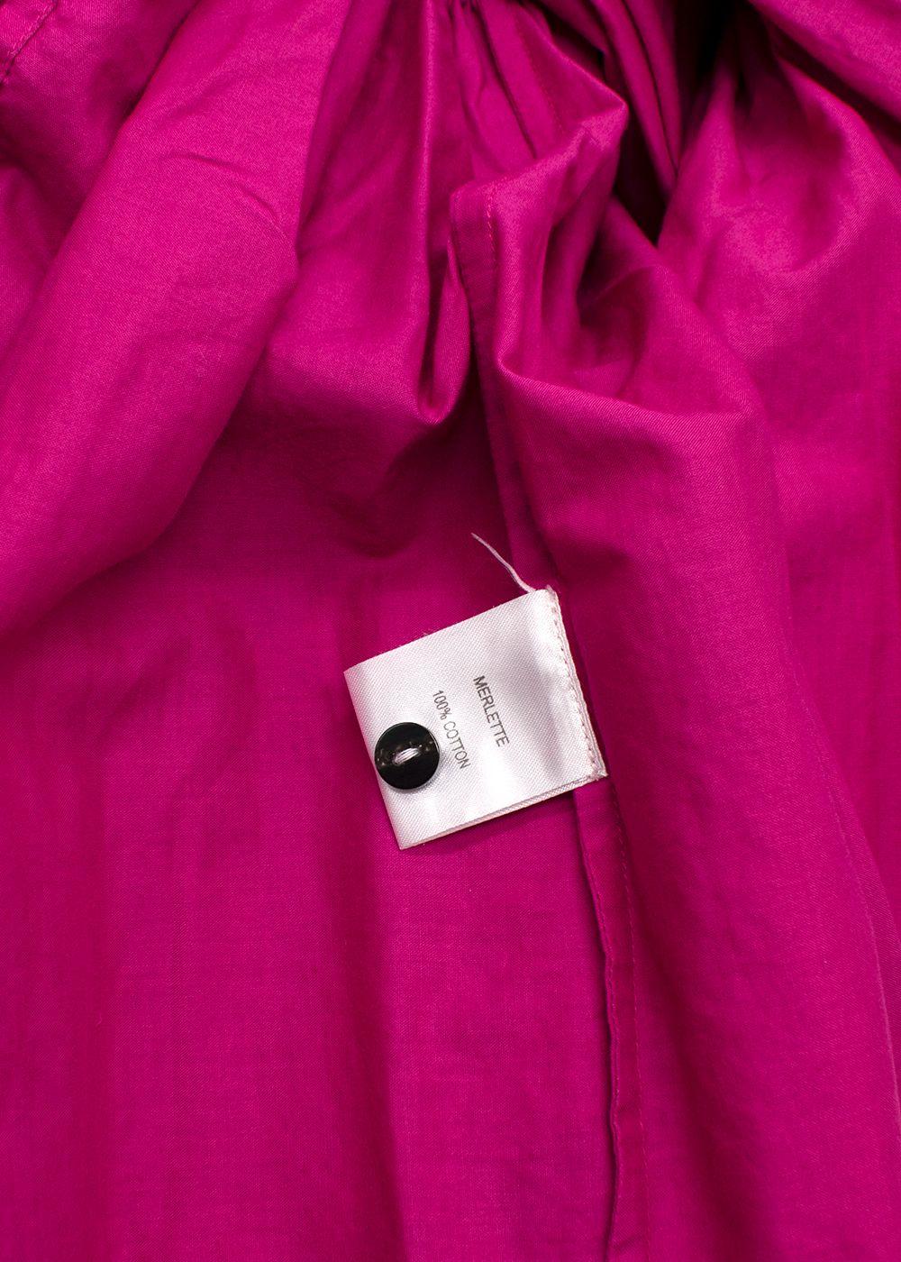 Merlette Pink Tiered Pleated Dress