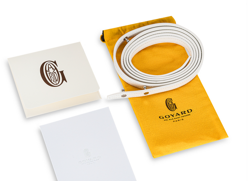 Goyard White Mini Saigon Souple Bag