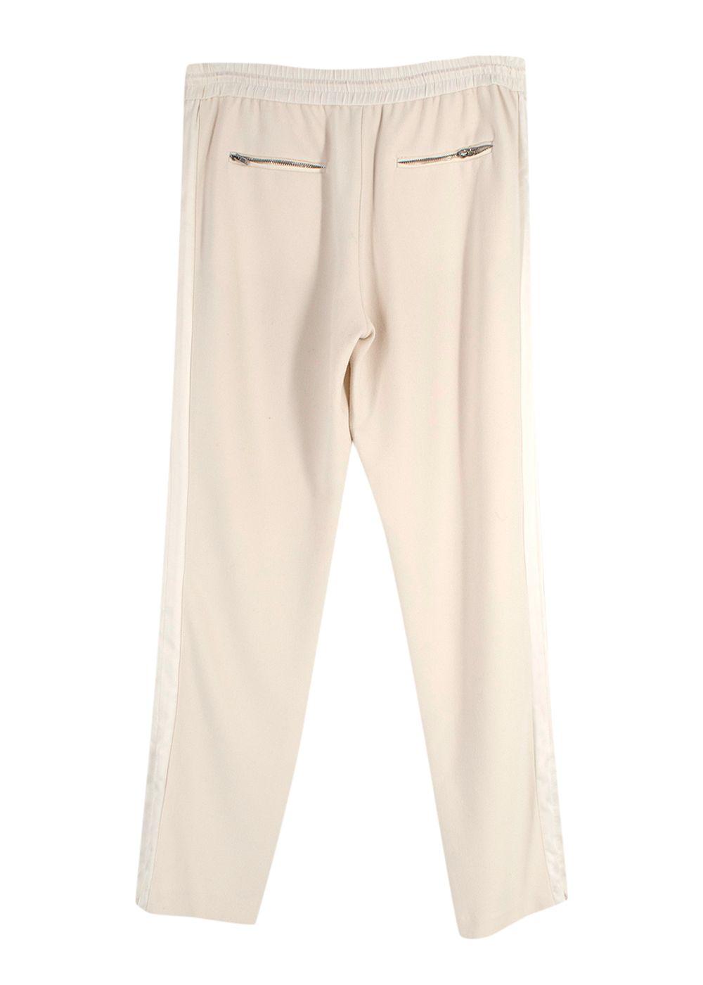 Elizabeth and James Ivory Satin Detail Joggers