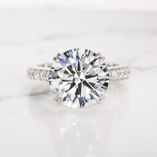 Verde 5ct IGI Certified Lab Grown Round Cut Diamond Ring