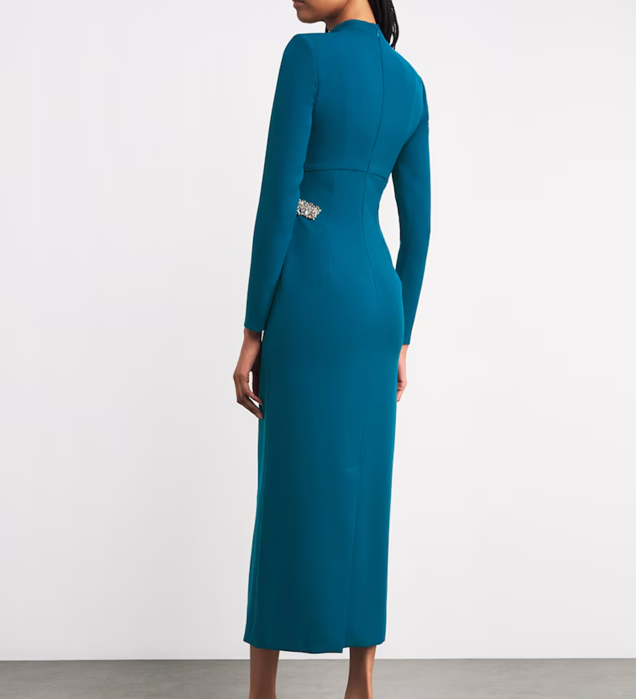 Sabina Bilenko Crepe Carman Midi Dress