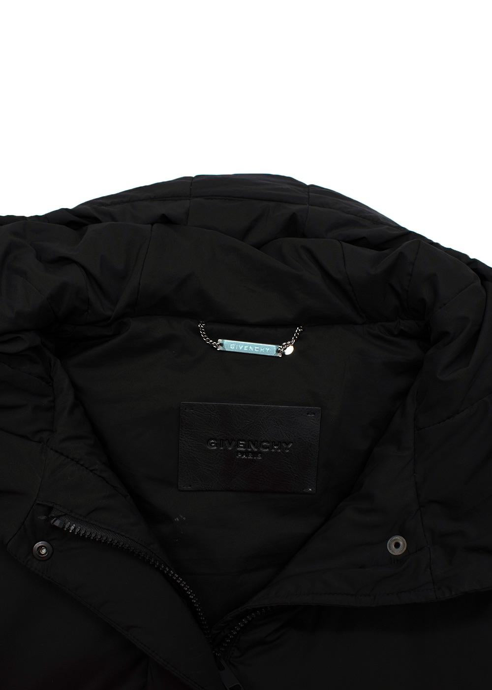 Black Down Hooded Gilet