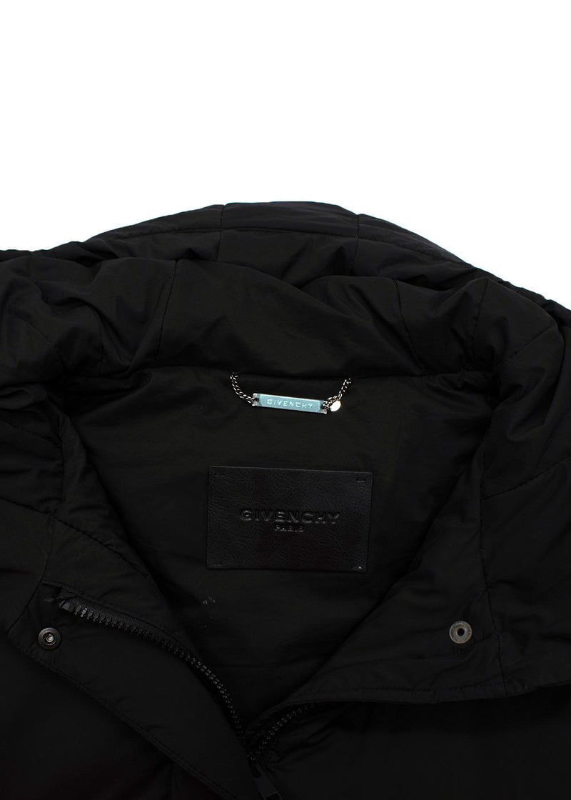Black Down Hooded Gilet