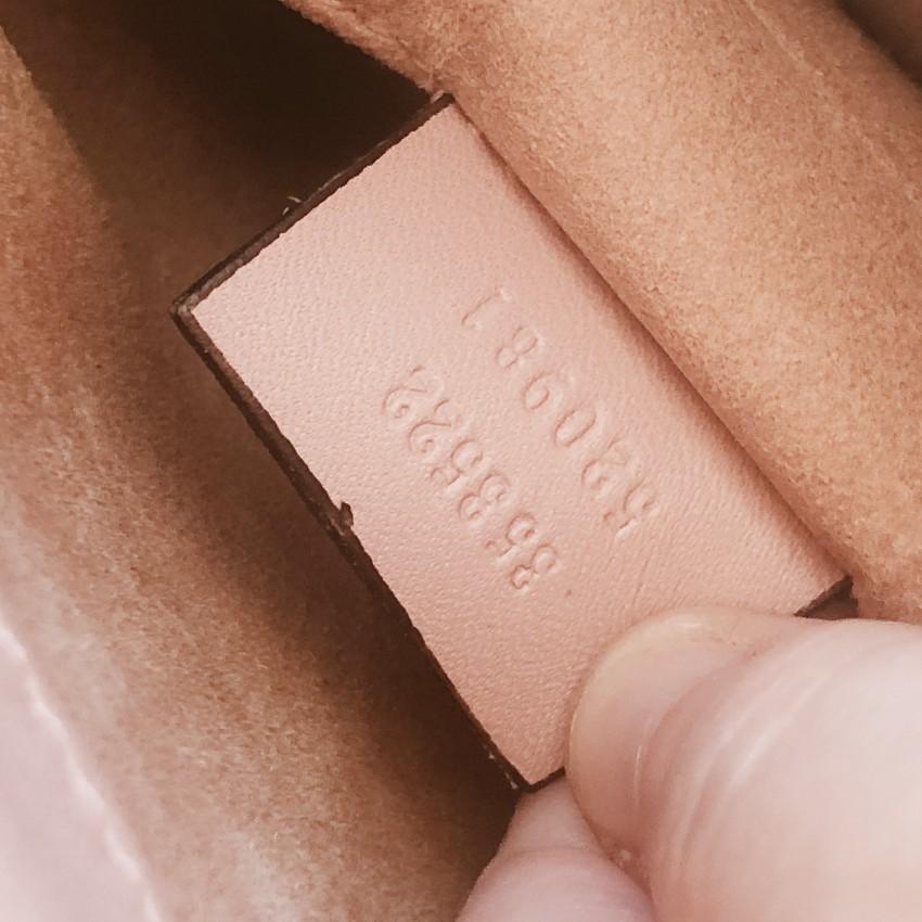 Gucci Pale Pink Lady Lock Bamboo Top Handle Bag