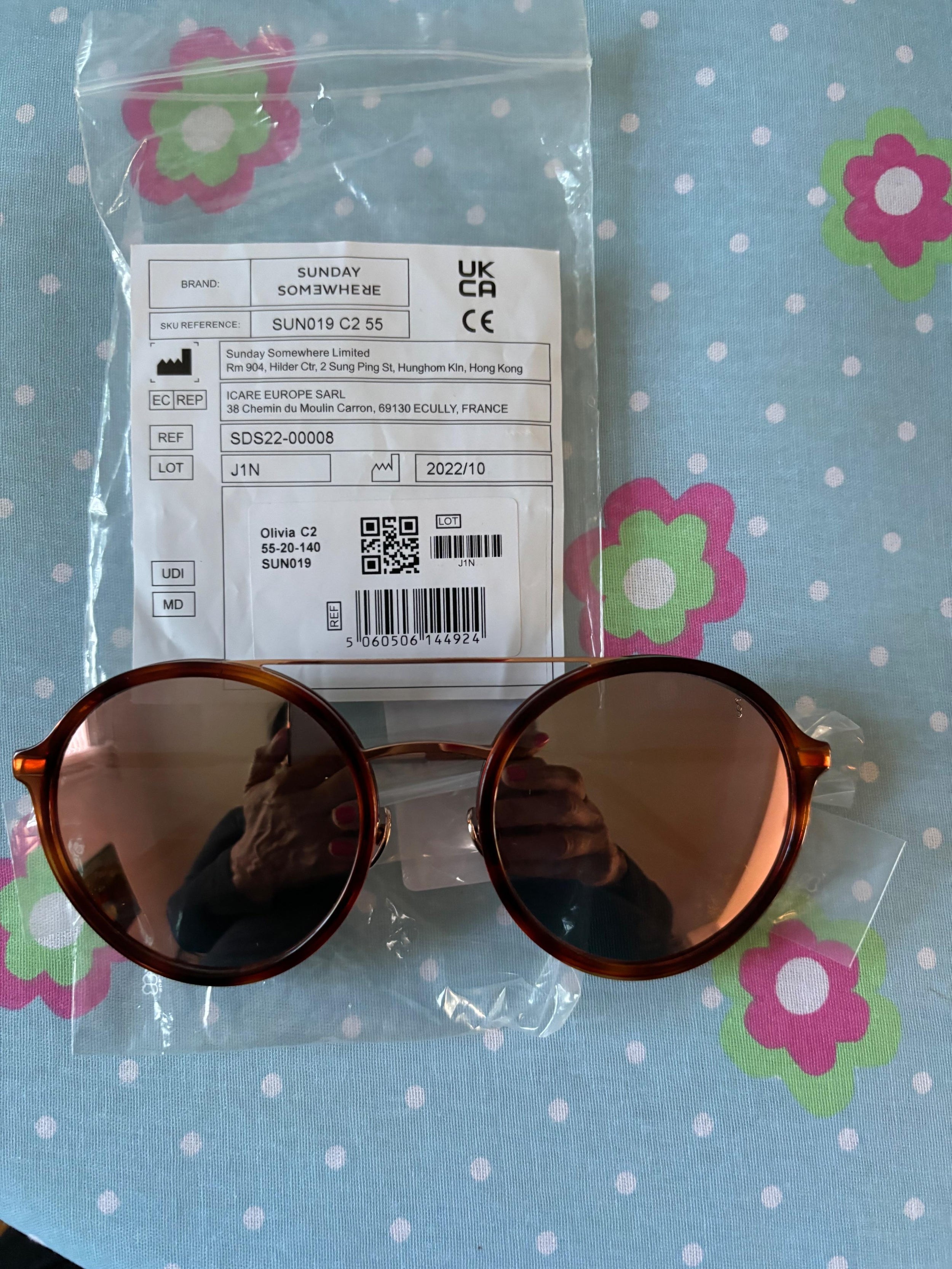 Sunday Somewhere Tortoiseshell Olivia Sunglasses