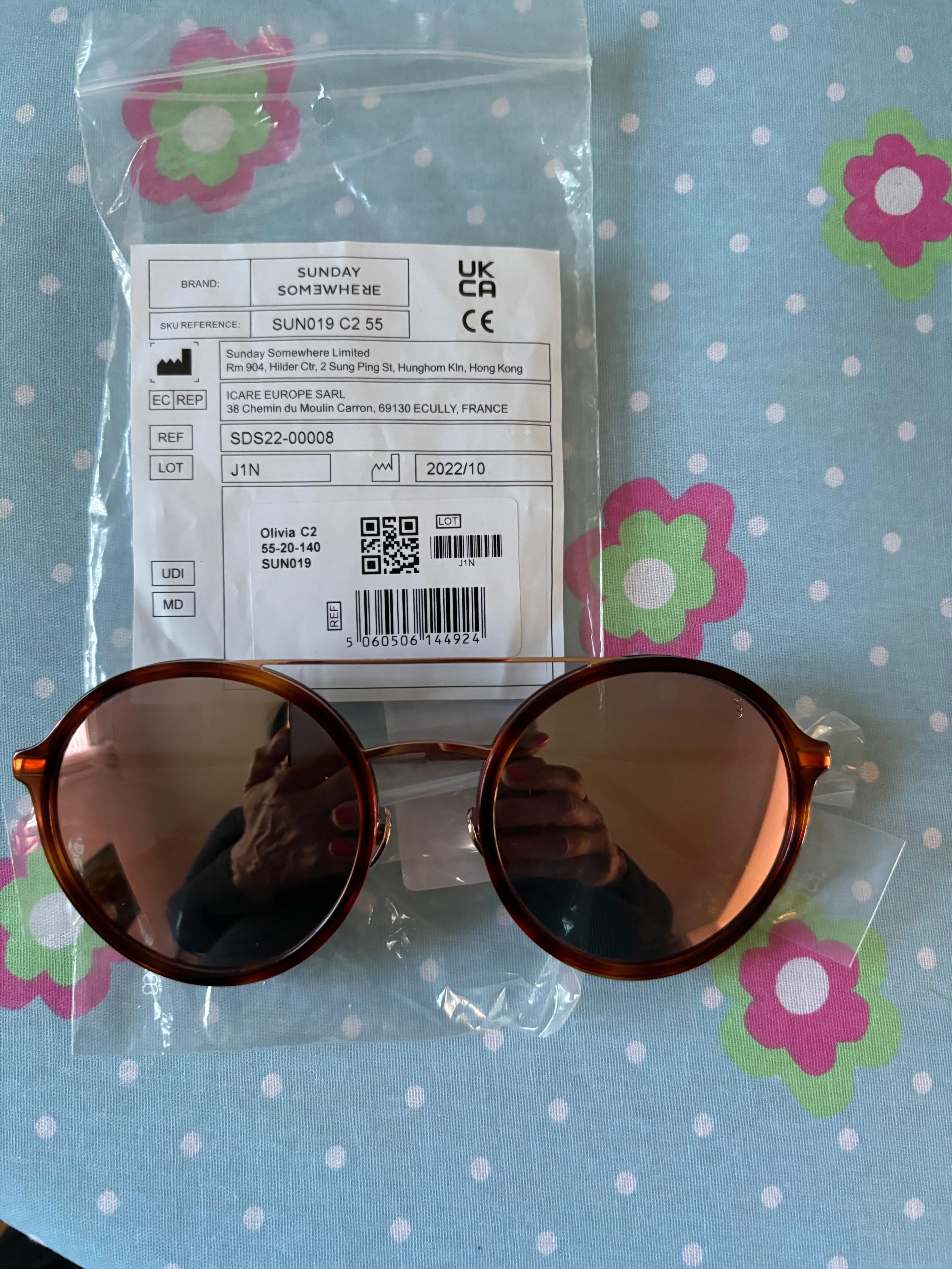 Sunday Somewhere Tortoiseshell Olivia Sunglasses