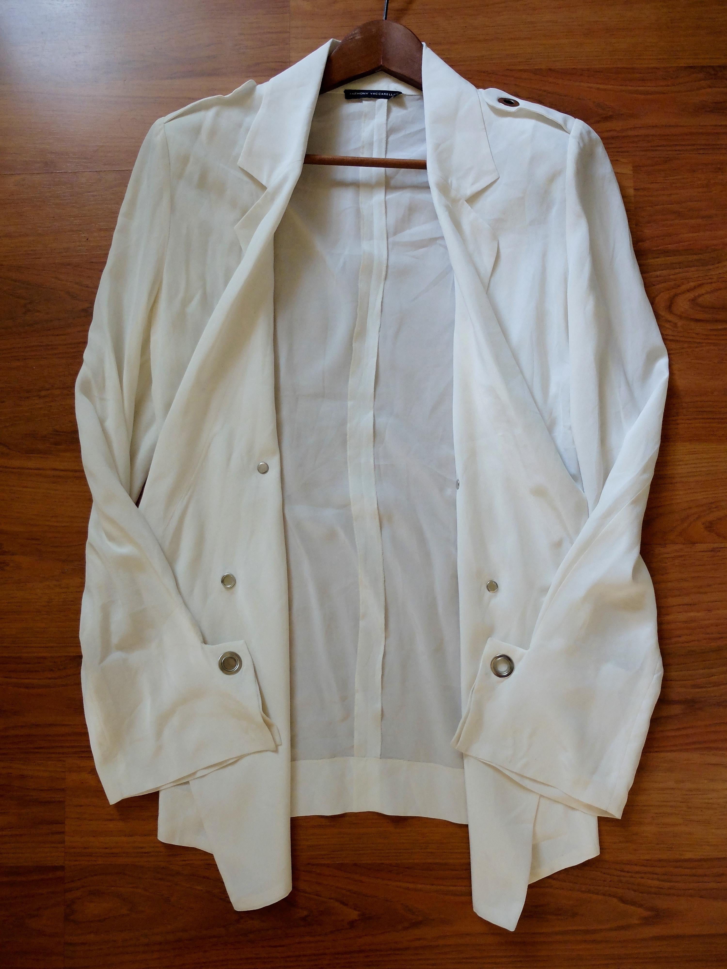 Anthony Vaccarello Silk Blazer