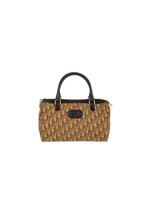 Vintage brown Oblique jacquard Trotter bag