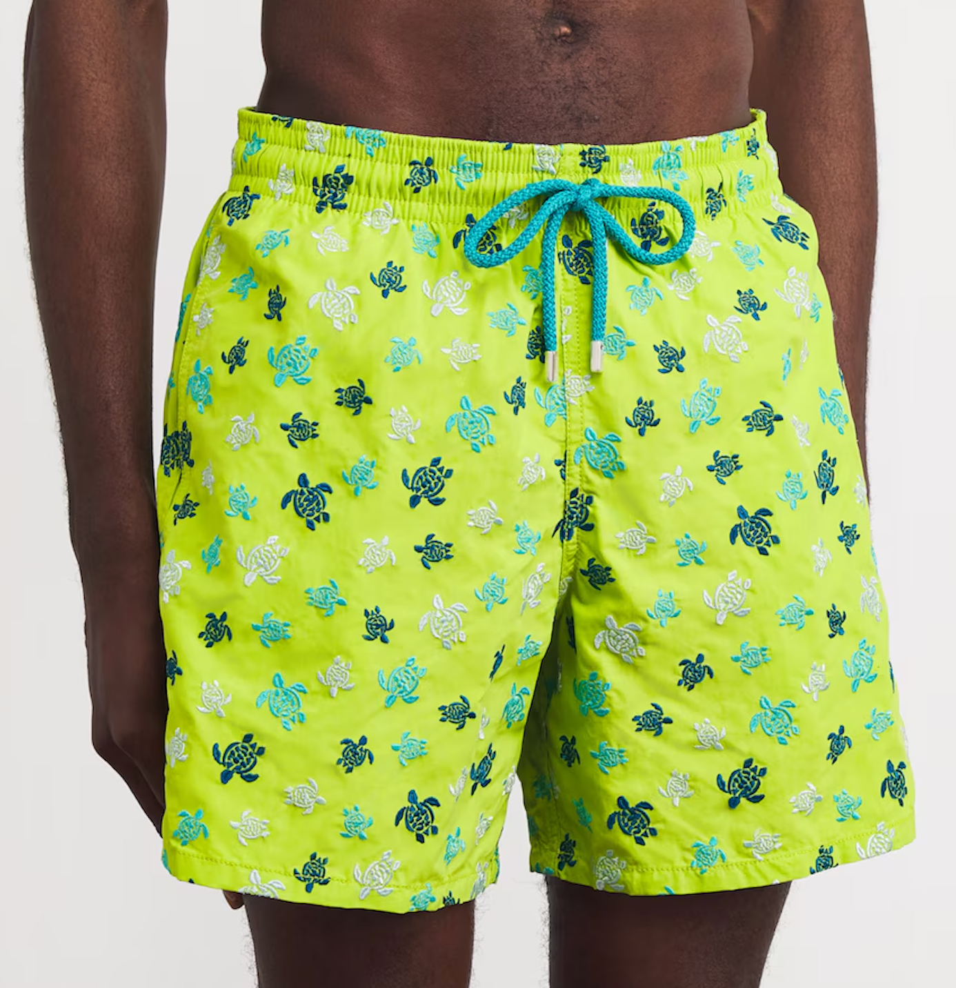 Vilebrequin Turtle Embroidered Mistral Swim Shorts
