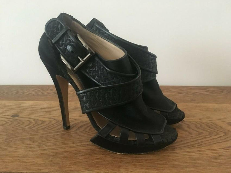 Nicholas Kirkwood Caged Leather Booties