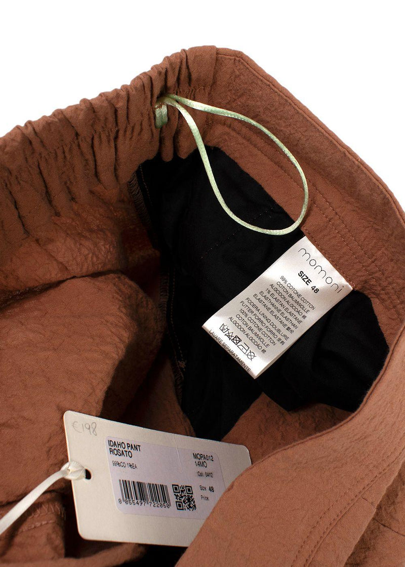 Momoni Burnt Orange Linen Trousers