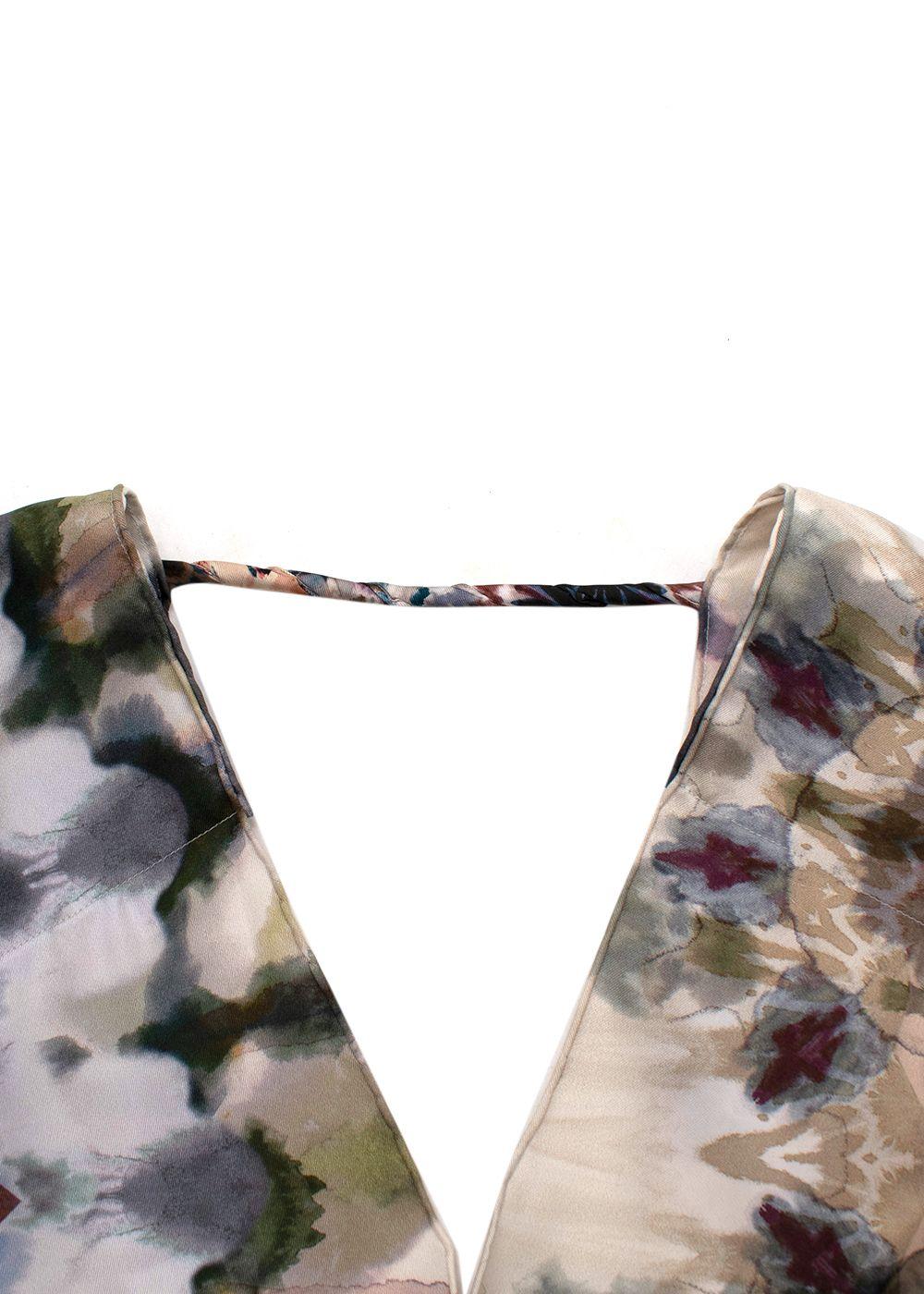 Dior Silk Smock Dress with 3/4 Sleeves