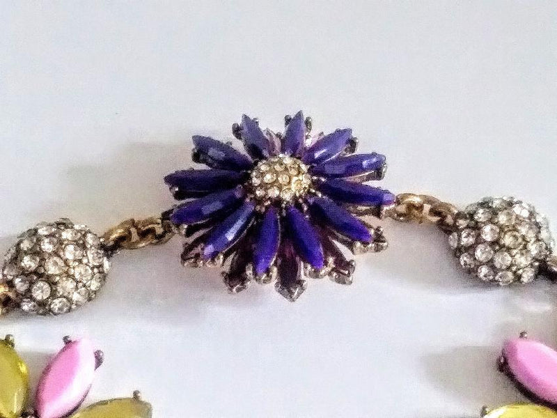 Bespoke Floral Crystal Bracelet