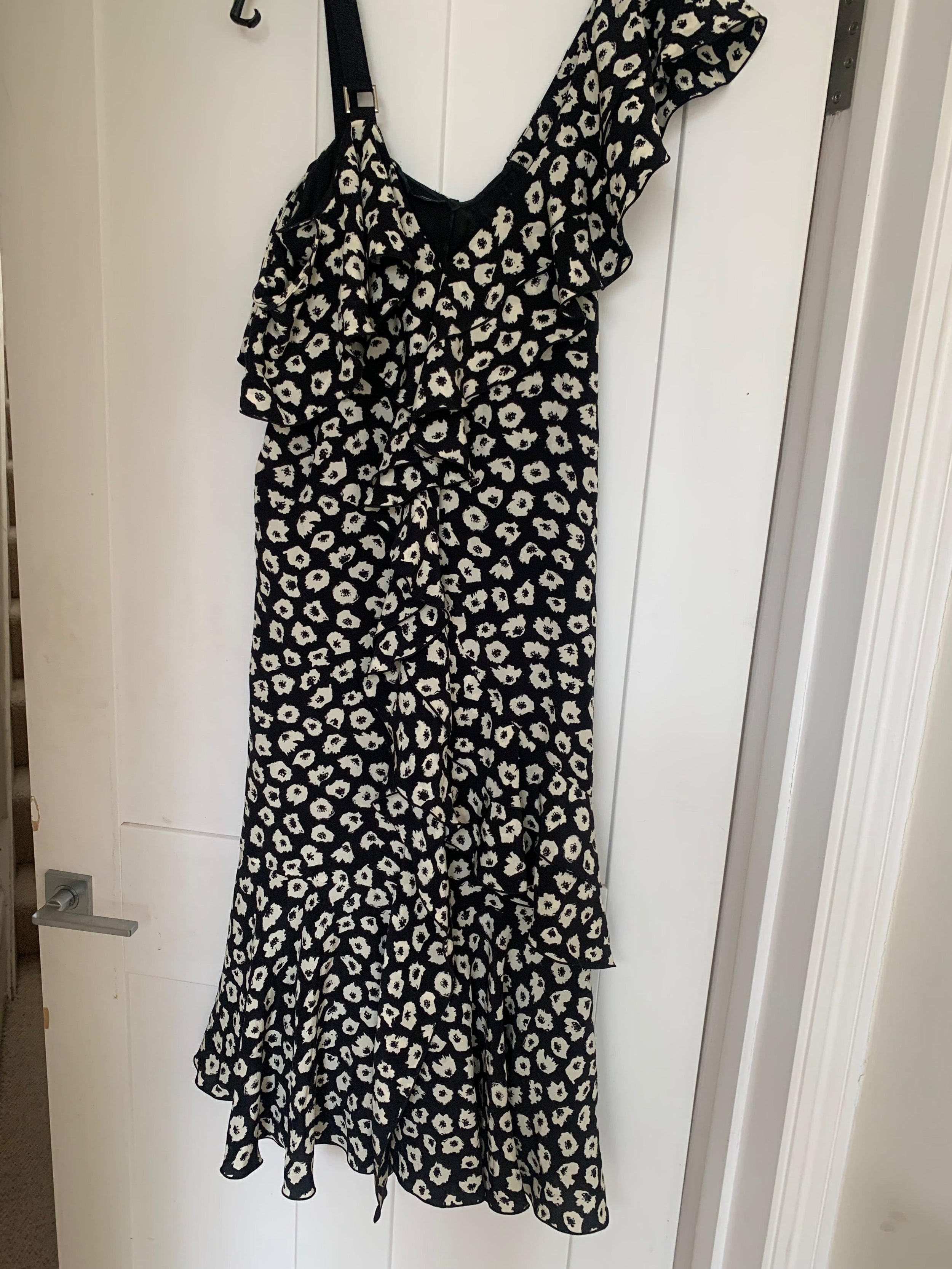 Floral-Print Silk-Crepe Midi Dress