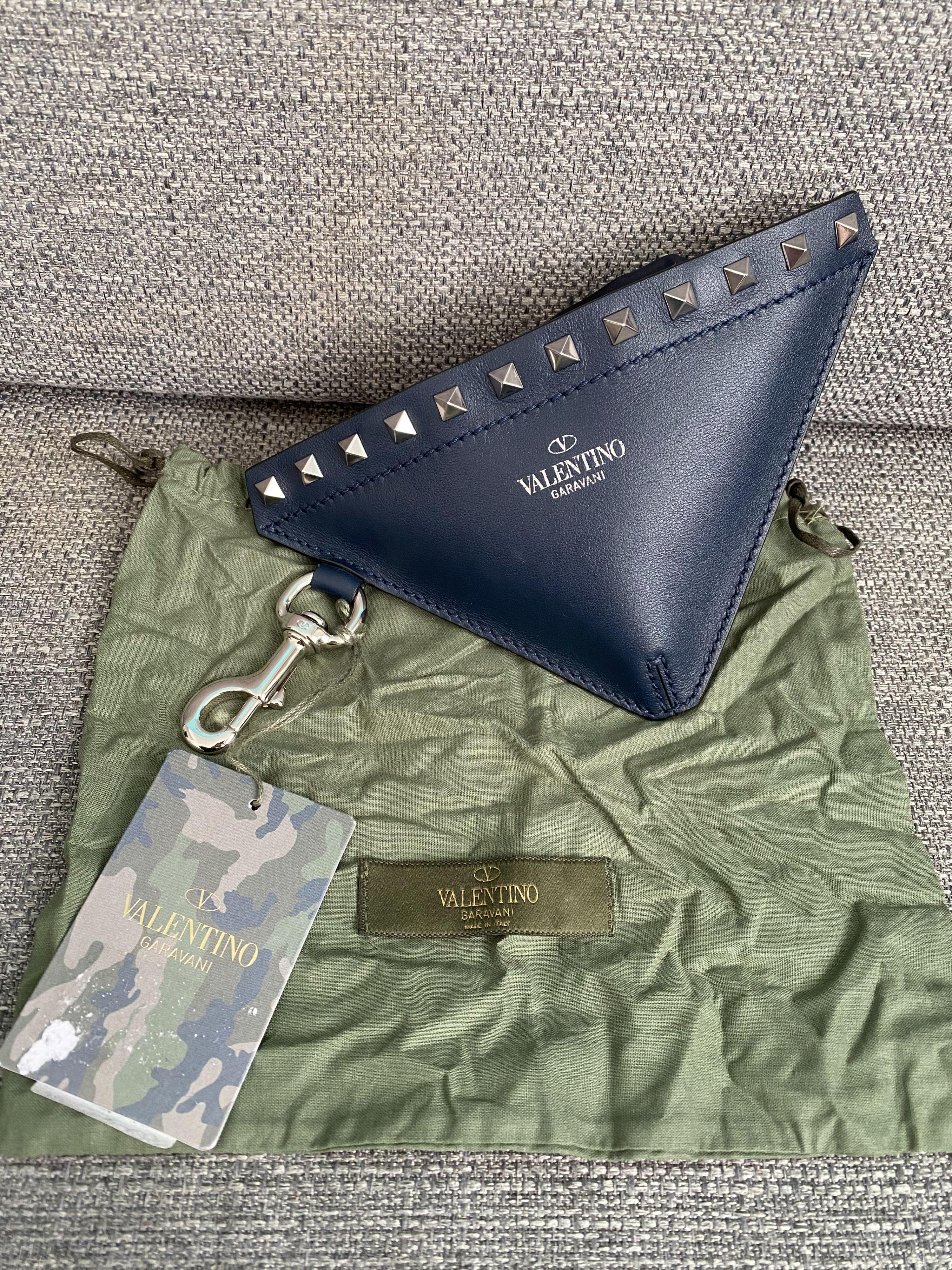 Rockstud Triangle Foldable Panel Tote Bag