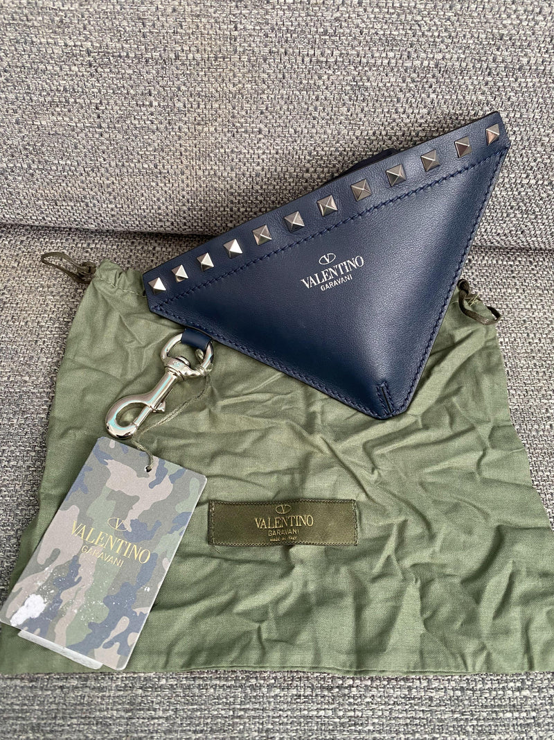 Rockstud Triangle Foldable Panel Tote Bag