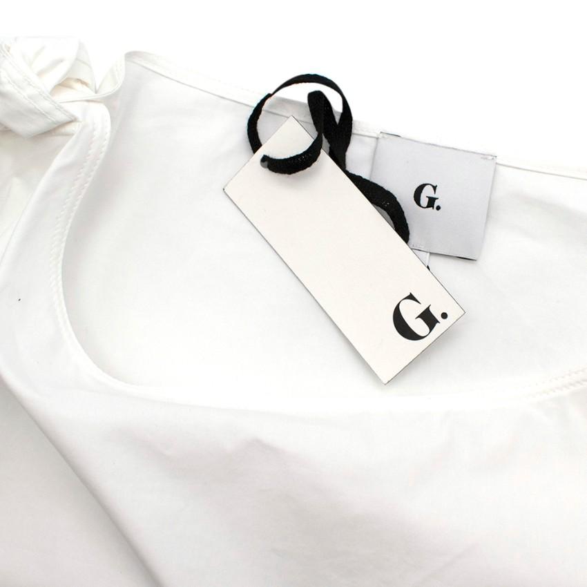 Goop Kalei Tie Shoulder Top in White