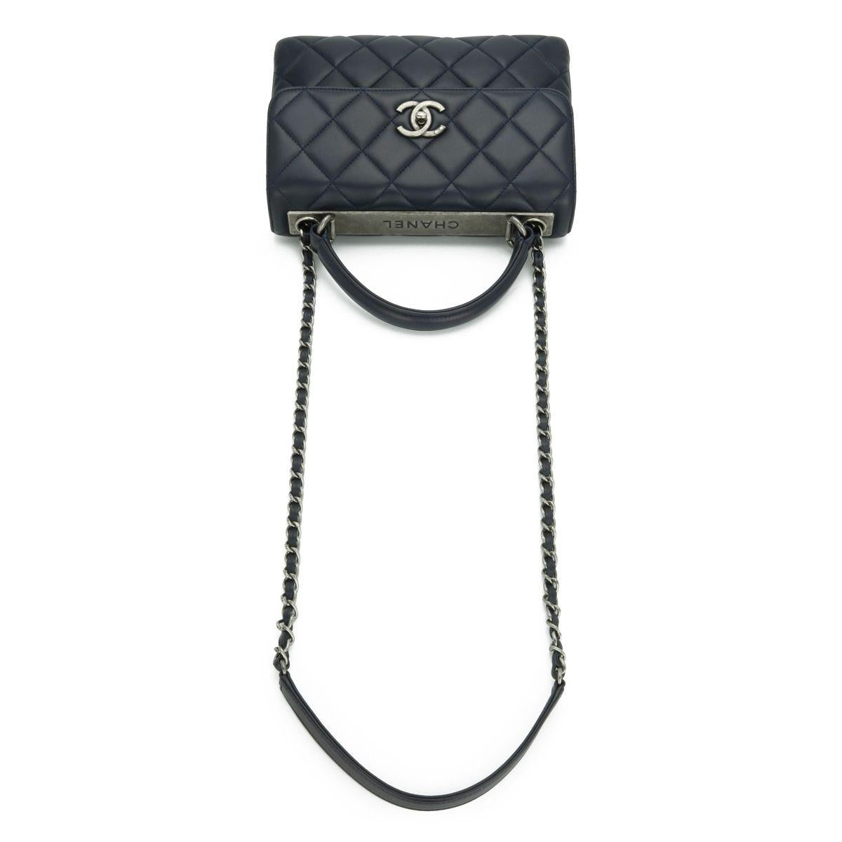 Chanel Midnight Blue Small Trendy CC Single Flap Bag
