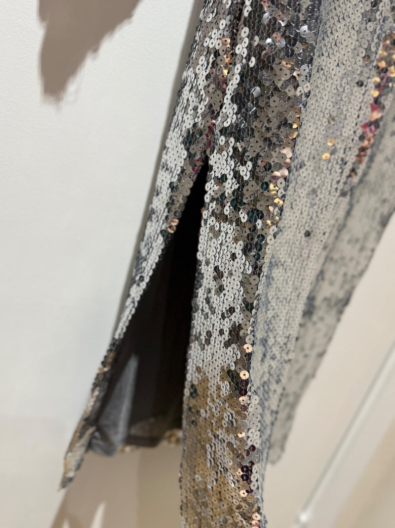 16Arlington Silver Sequin Solare Gown