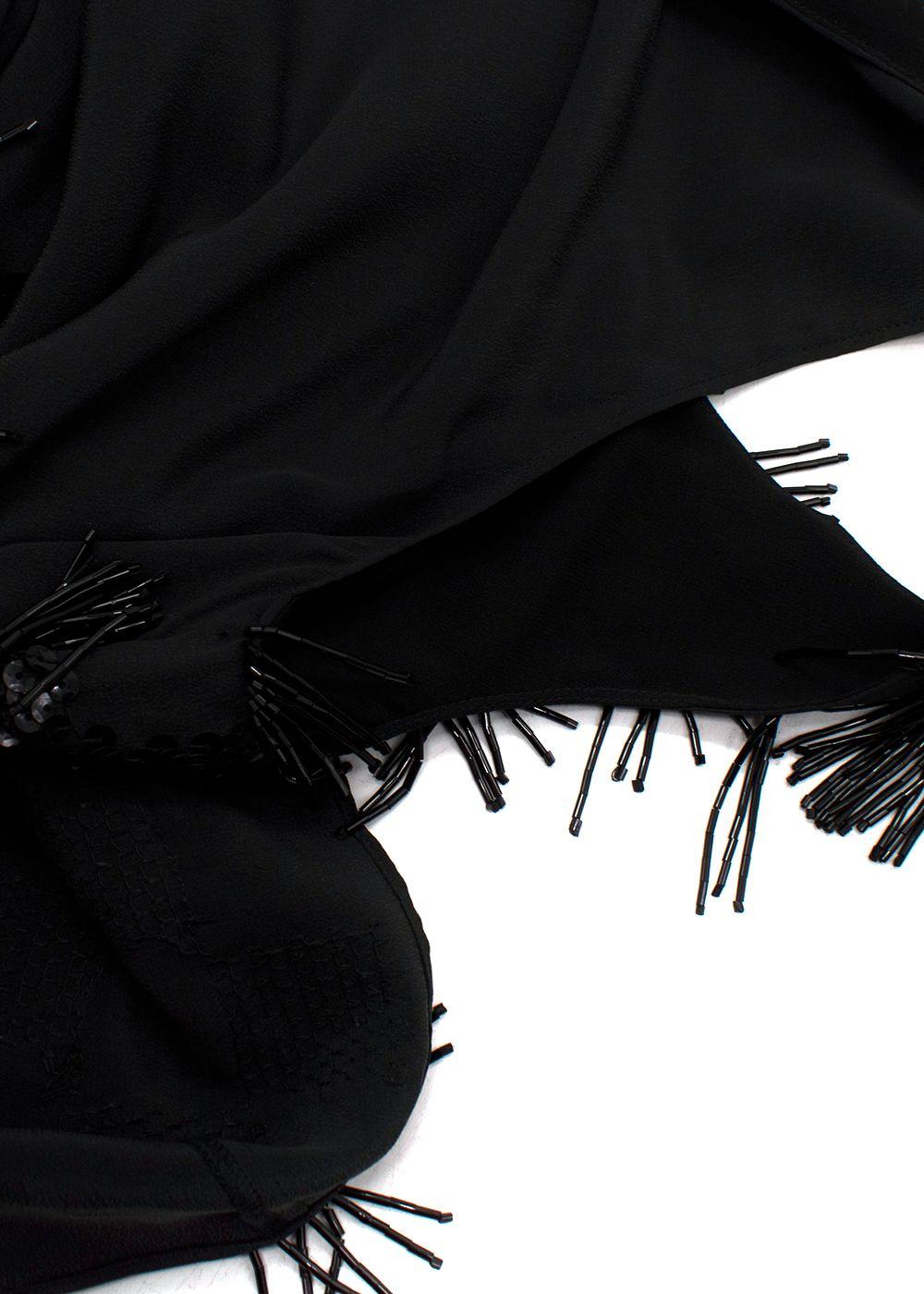 Erin Fetherston Black Beaded Flapper Dress · HEWI
