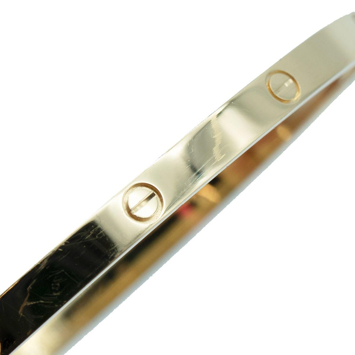 Cartier LOVE bracelet, Small Model 18 With Box
