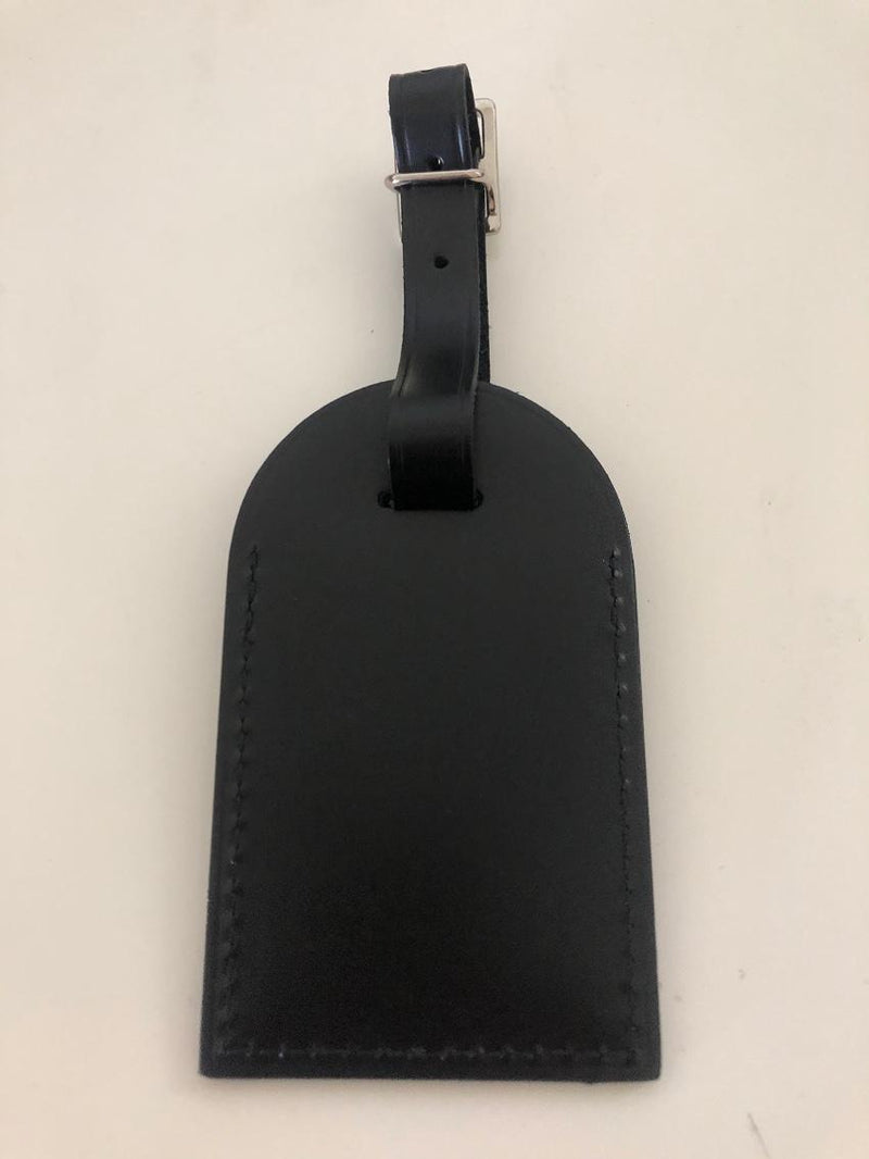 Louis Vuitton Snowflake Stamped Black Luggage Tag