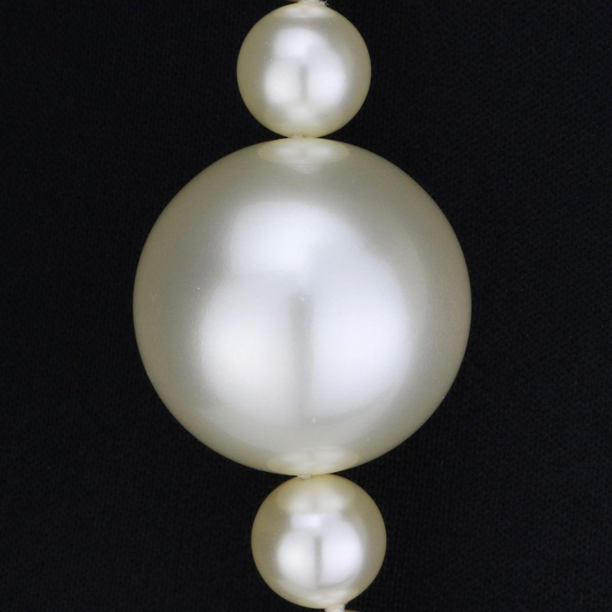 Chanel Faux Pearl Long String Necklace
