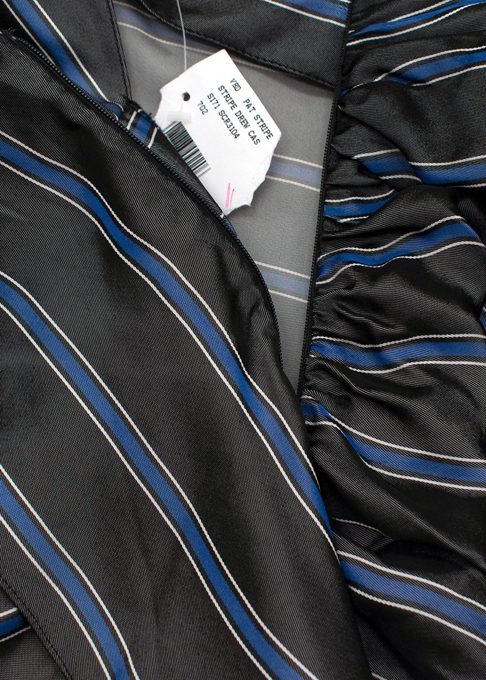 Veronica Beard Striped Midi Skirt