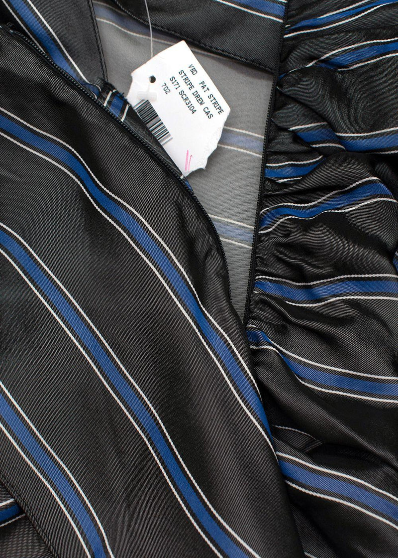 Veronica Beard Striped Midi Skirt