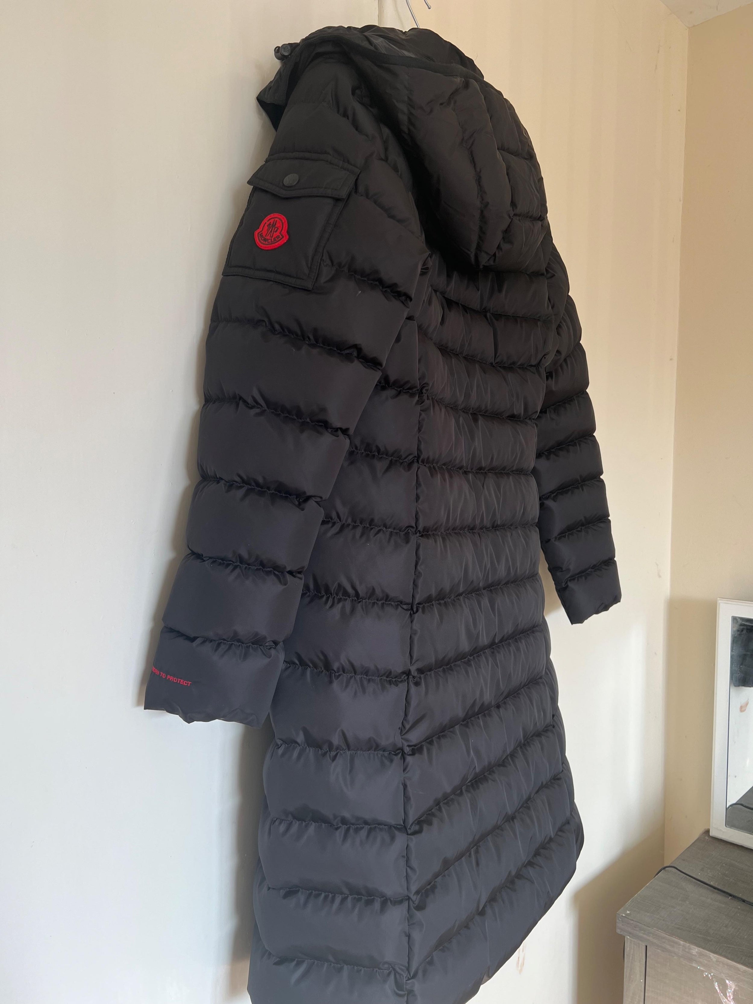 Moncler Black Long Coat