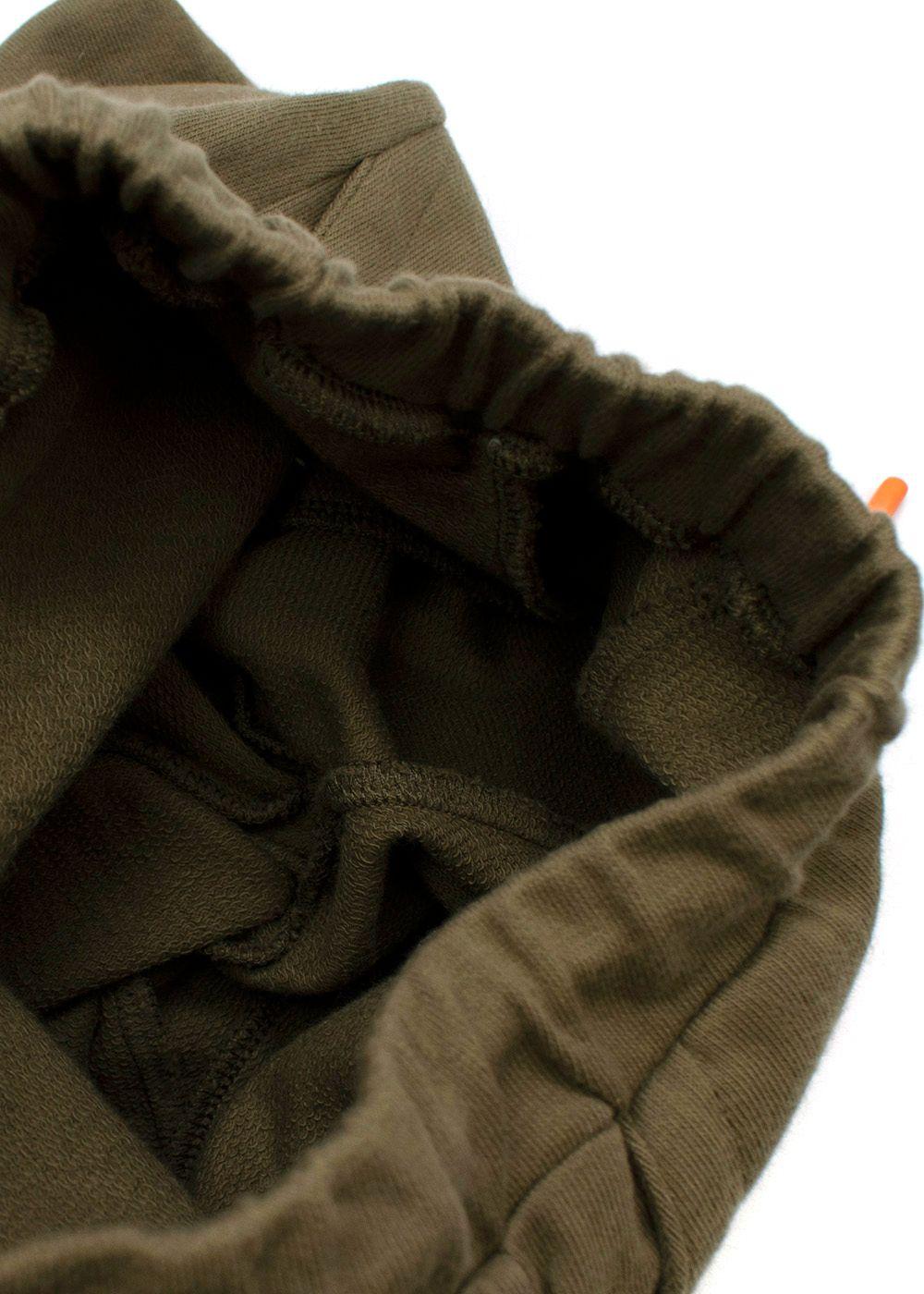 Kid's 4Y Khaki Drawstring Cotton Shorts