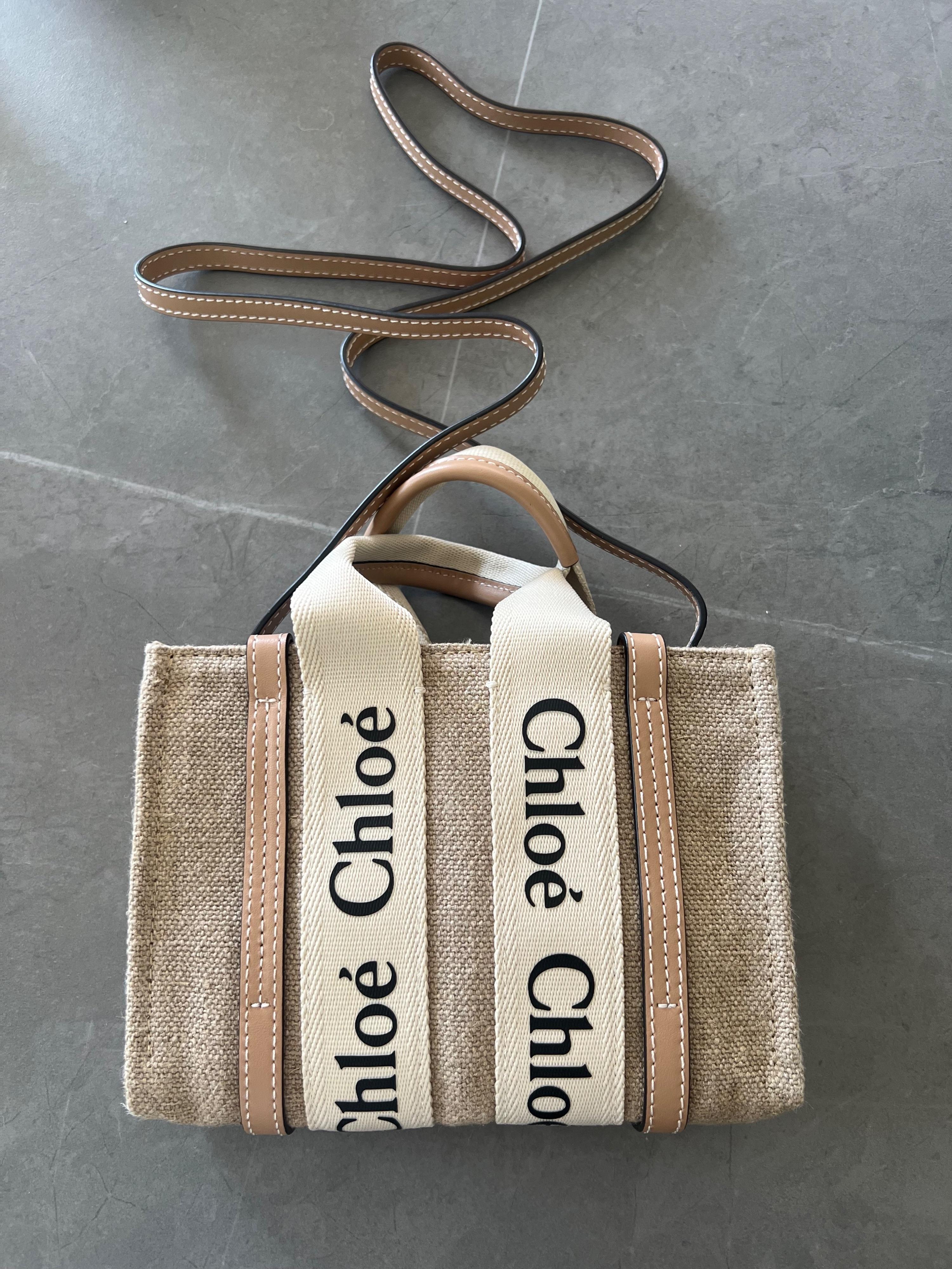 Beige Mini Woody Bag