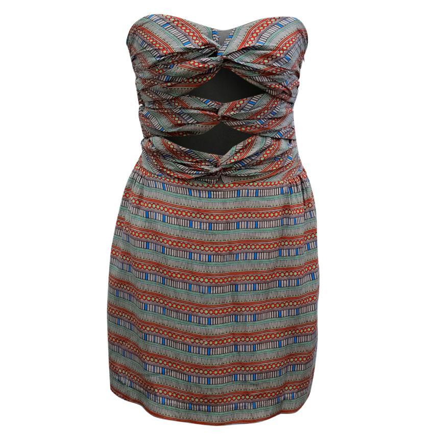 Mara Hoffman Patterned Strapless Dress